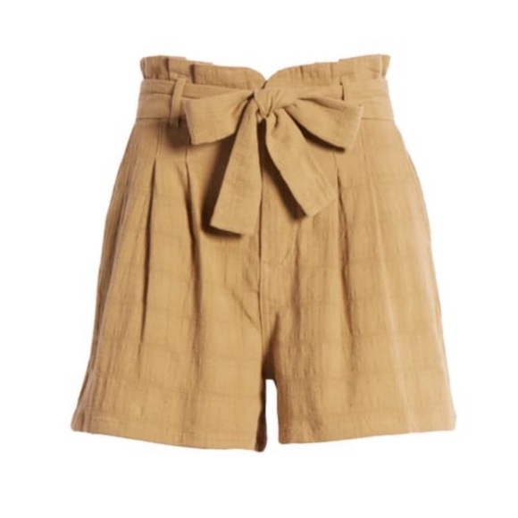 (A6) Good Luck Gem High Waist Paperbag Shorts, Size Large, NWT - Picture 5 of 12